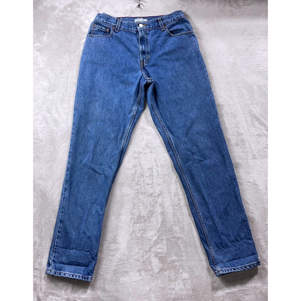 Levi's Blue High-Rise Straight Leg Jeans
